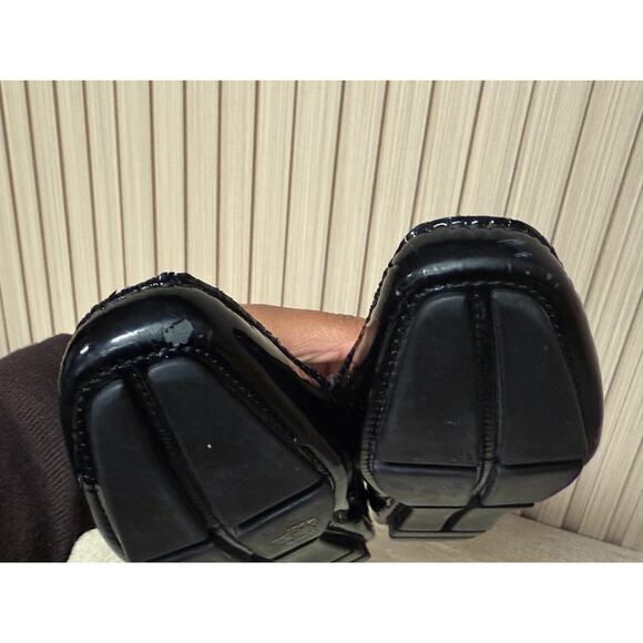 Prada Black Leather Loafers Classic Flats - Picture 15 of 16